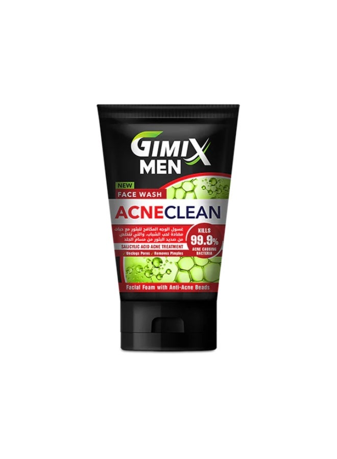 GIMIX Men Acne Clean Face Wash 100ml - Image 1