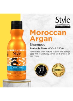 style aromatherapy Professional Moroccan Argan Shampoo 400 Ml | Sulphate Free | Paraben Free | For Dry, Dull & All Hair Types  - Image 5