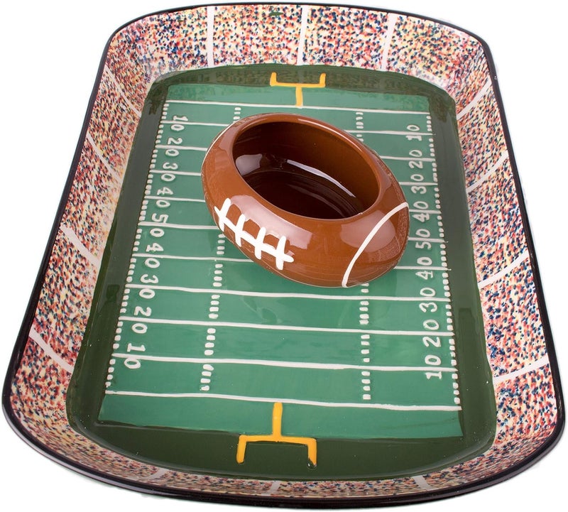 BURTON Football Stadium Chip And Dip Sports Serving Set - Image 2