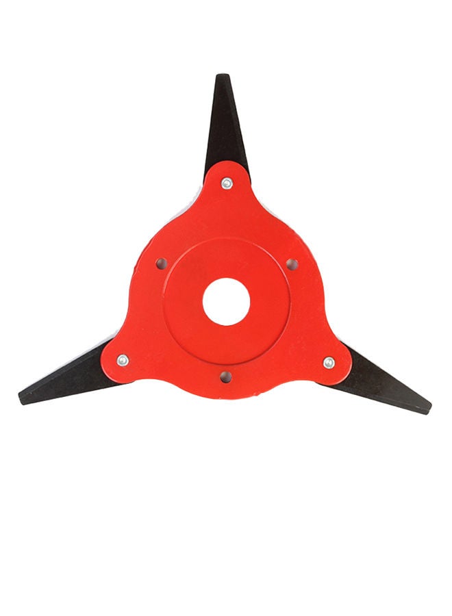 NIBEMINENT 5-Leaves Outdoor Lawn Mower Head Grass Weed Trimmer Red/Black 25.4mm - Image 1
