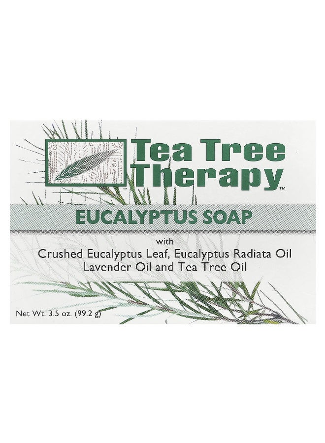 Tea Tree Therapy, Eucalyptus Bar Soap, 3.5 oz (99.2 g) - Image 1
