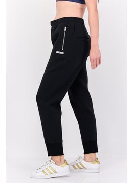 SKECHERS Women Sportwear Fit Embroidered Logo Training Sweatpants, Black  - Image 2