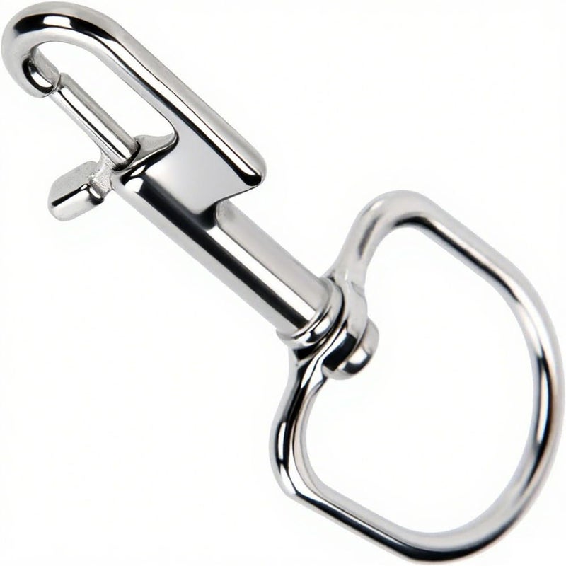 QAVBFA Swivel Bolt Snap Diving Clips – Premium Stainless Steel Single Ended Snap Hooks Buckle for Pet Leash, Scuba Diving, and More (110mm) - Image 3