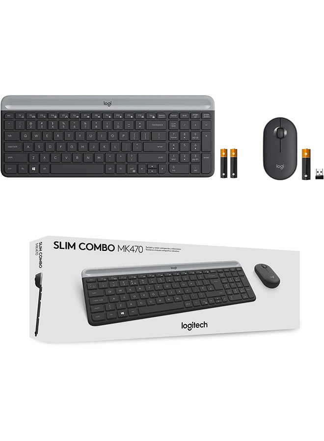 Logitech MK470 Desktop Combo Arabic Graphite - Image 3