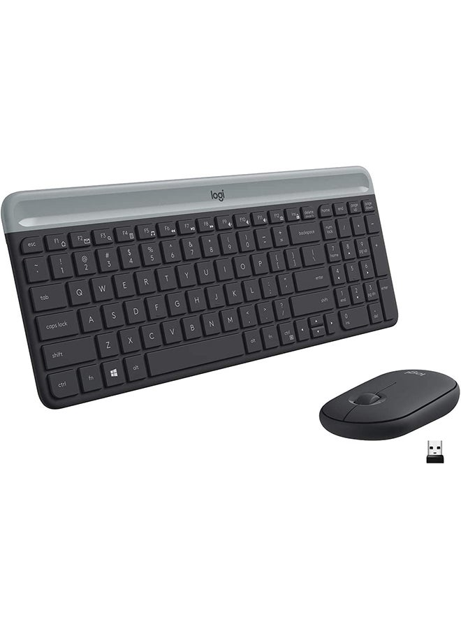 Logitech MK470 Desktop Combo Arabic Graphite - Image 1