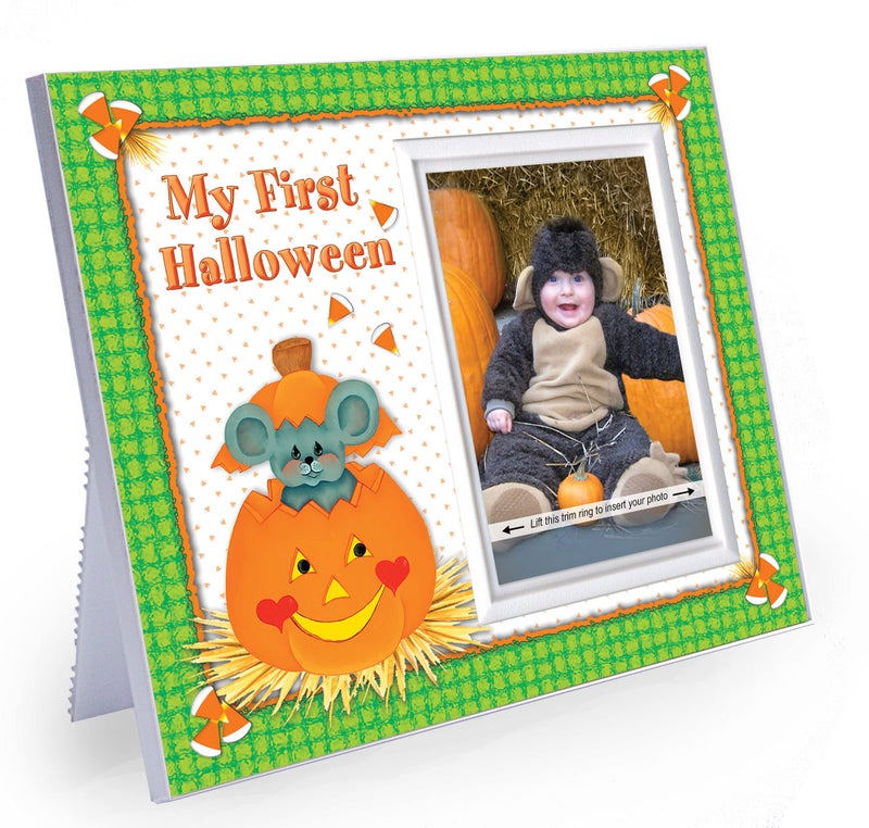 Expressly Yours! Photo Expressions My First Halloween Pumpkin Picture Frame by Expressly Yours  Babys First Halloween Frame Keepsake  Fall Photo Frame Gift and Tabletop Seasonal Fall Dcor