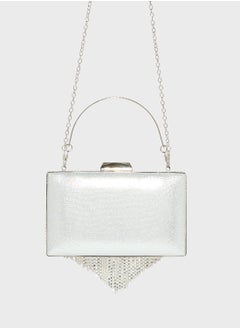 Ella Limited Edition Tassel Detail Diamante Clutch Bag  - Image 2
