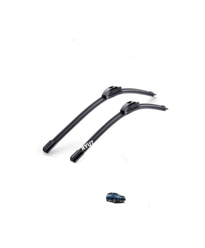 RYU7 Store RYU7® All Season Frameless/Soft Wiper Blades Fits For Maruti XL6 24"/600mm+16"/400mm(Pack of 2) - Image 1
