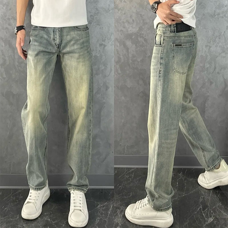 Unisex Classic Denim Jeans Loose Fit Daily Outdoor Wear - Image 2
