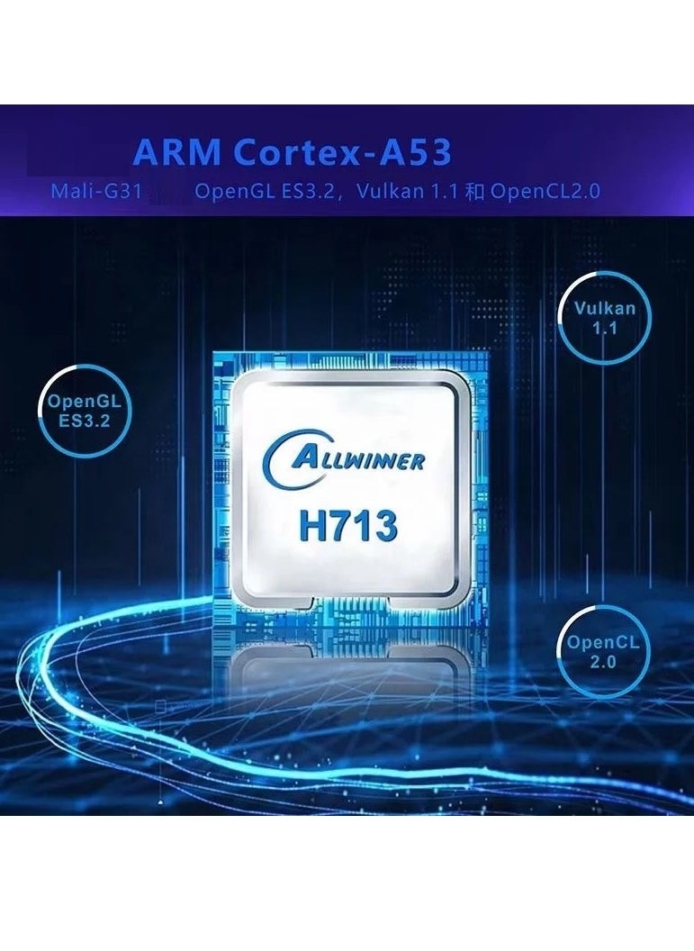 المهوس الفضاء أفضل جهاز عرض ذكي 4K مع 5G واي فاي بلوتوث المحمولة في الهواء الطلق وداخل جهاز عرض فيلم لاسلكي متوافق مع دائرة الرقابة الداخلية / الروبوت / هدمي / التلفزيون عصا  - Image 4