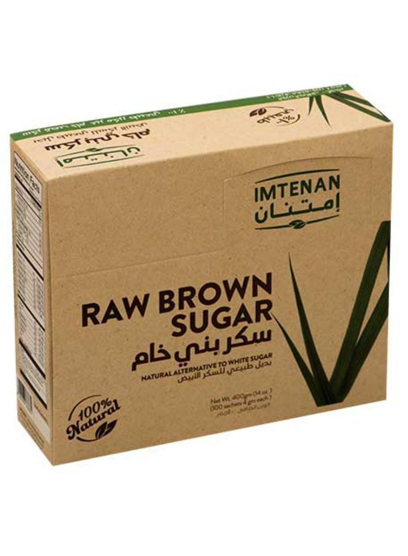 Imtenan Brown Sugar 100 Sheets 400grams - Image 1