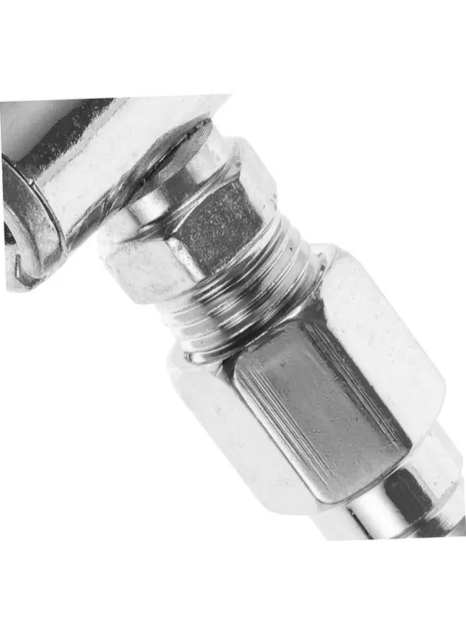 Tire Air Chuck with Pressure Gauge Metal Quick Inflation Locking Nozzle for All Vehicles - Image 3