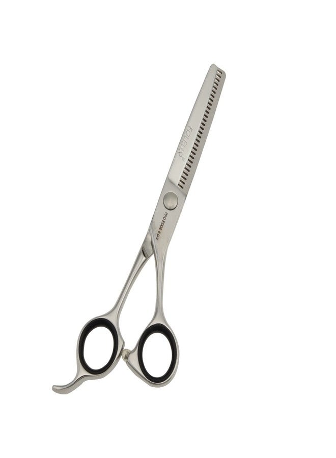 FOLELLO Professional Barber Hair Cutting Scissors For Unisex Stainless Steel Thinning Scissor For Hairdresser With Adjustment Ball Bearing Screw/Cleaning Oil & Cloth - 6" Scissor - Image 3