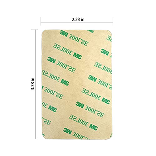 M-Plateau sticky wallet for back of phone Slim 3M Adhesive (Clear) - Image 2