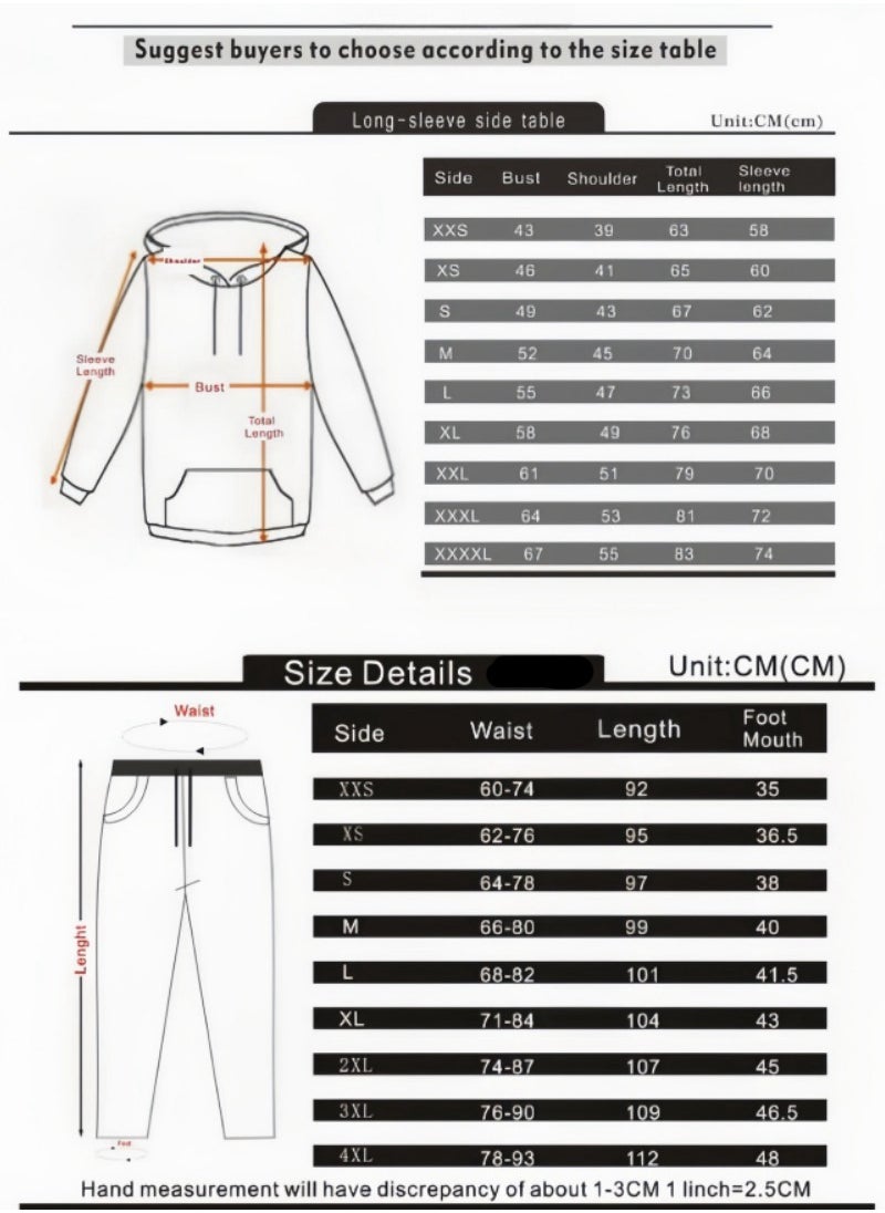KUYING Dragon Ball Color Blocked Hoodie Leg Binding Pants Hooded Set  - Image 2