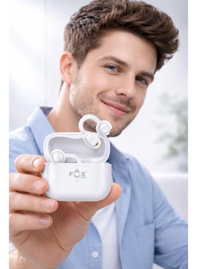 Fox Core ClipBuds Pro Wireless Bluetooth Earbuds with Noise Cancellation, Ear Clip, Bluetooth 6.0 Connectivity, HD Sound, and 6 Clear Microphones - Image 3