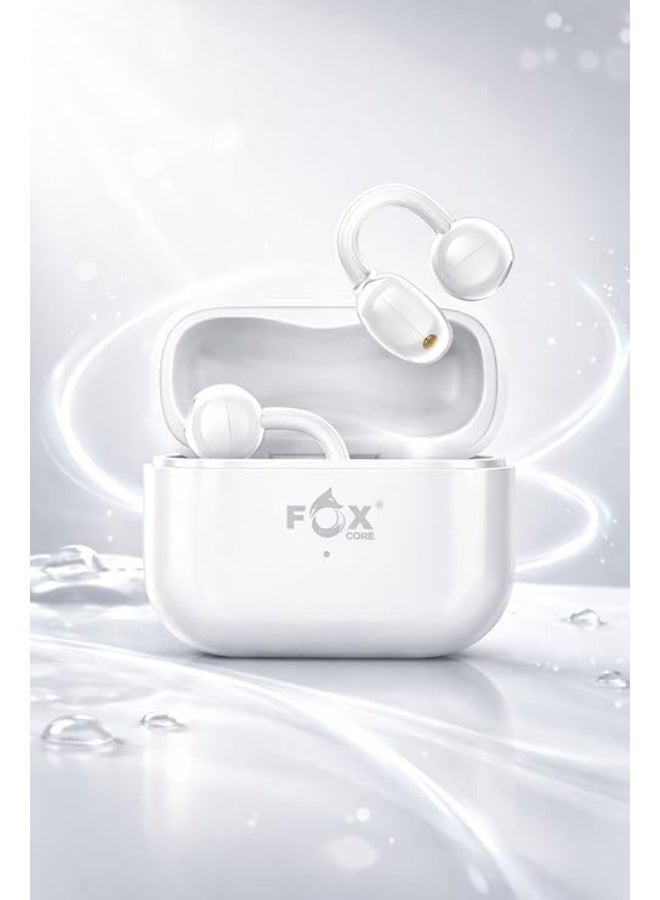 Fox Core ClipBuds Pro Wireless Bluetooth Earbuds with Noise Cancellation, Ear Clip, Bluetooth 6.0 Connectivity, HD Sound, and 6 Clear Microphones - Image 4