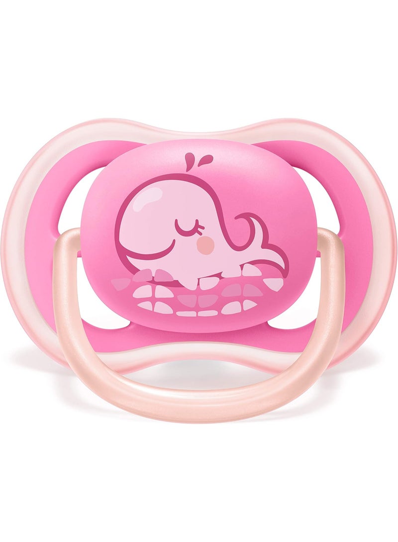 AVENT Ultra Air Pacifier, 6-18 Months, Whale/Starfish, 4 Pack, SCF085/10 - Image 4