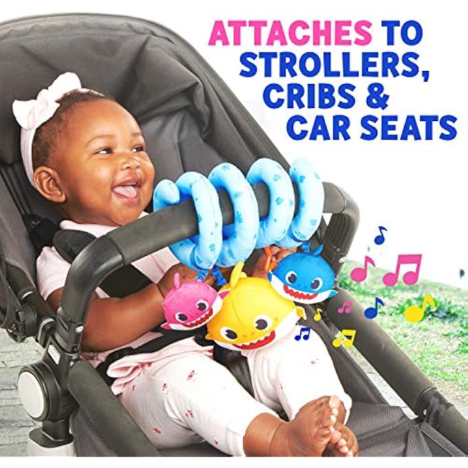 BABY SHARK OFFICIAL - SHAKE & RATTLE STROLLER ACTIVITY TOY - Image 2
