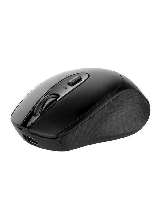 2B 2B (MO186) Dual Mode Bluetooth 2.4GHz Mouse 800-1200 - 1600-2400 DPI with Rechargeable Battery - Black  - Image 3