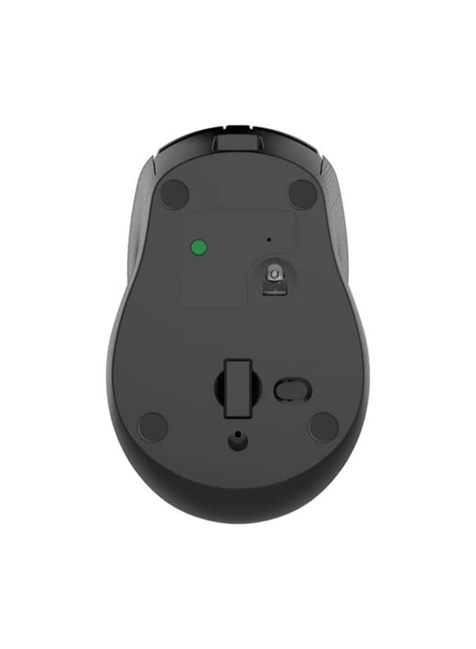 2B 2B (MO186) Dual Mode Bluetooth 2.4GHz Mouse 800-1200 - 1600-2400 DPI with Rechargeable Battery - Black  - Image 2
