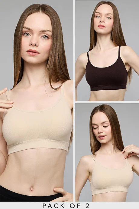 أر أند بي 2 Pack Scoop Neck Sports Bras