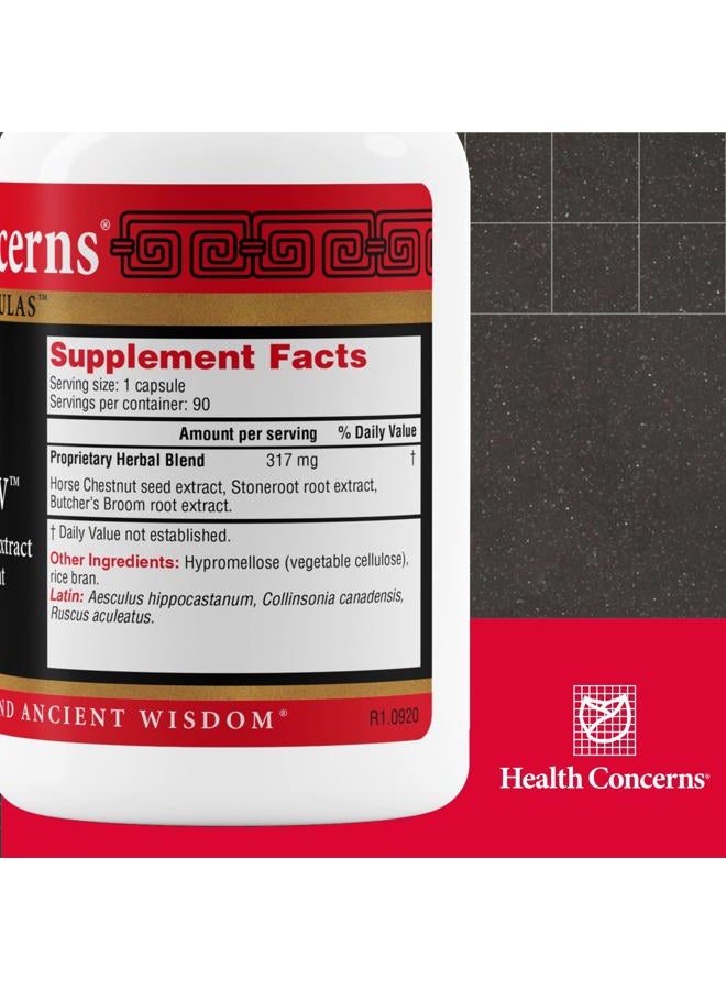 Health Concerns Formula V - Blood Health & Circulation Supplement - Aids Blood Vessels - 90 Capsules - Image 2
