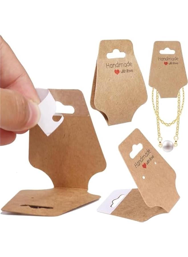 بي دبليو اس جاي 200 قطعة م طاقات عرض القلائد ذاتية اللصق م الميكاكوز، طاقات عرض مجورات  طاقات عرض سوار  طاقات عرض قلادة، سلة وسيطة لعرض مجوراتك - Image 4