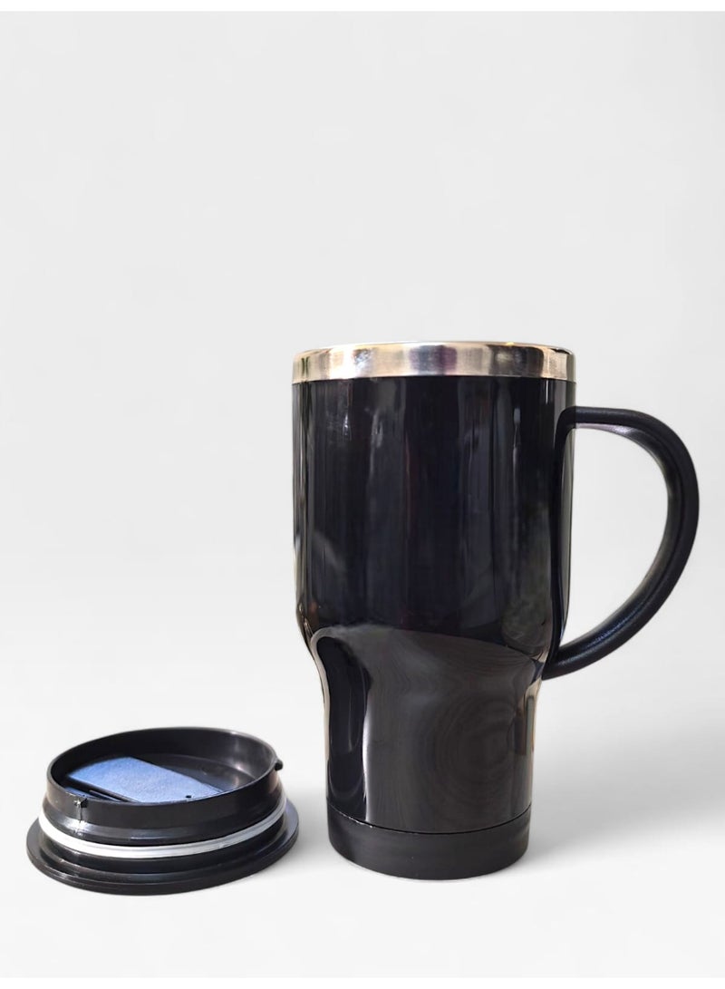 كريتر  الكوب المعزول من الستانلس ستيل - غطاء للسفر والمكتب والمنزل والاماكن الخارجية ، المثالي للمشروبات الباردة والساخنة - Image 2