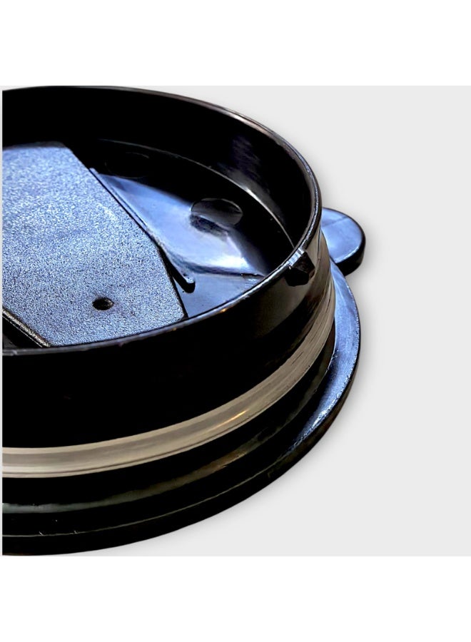 كريتر  الكوب المعزول من الستانلس ستيل - غطاء للسفر والمكتب والمنزل والاماكن الخارجية ، المثالي للمشروبات الباردة والساخنة - Image 3