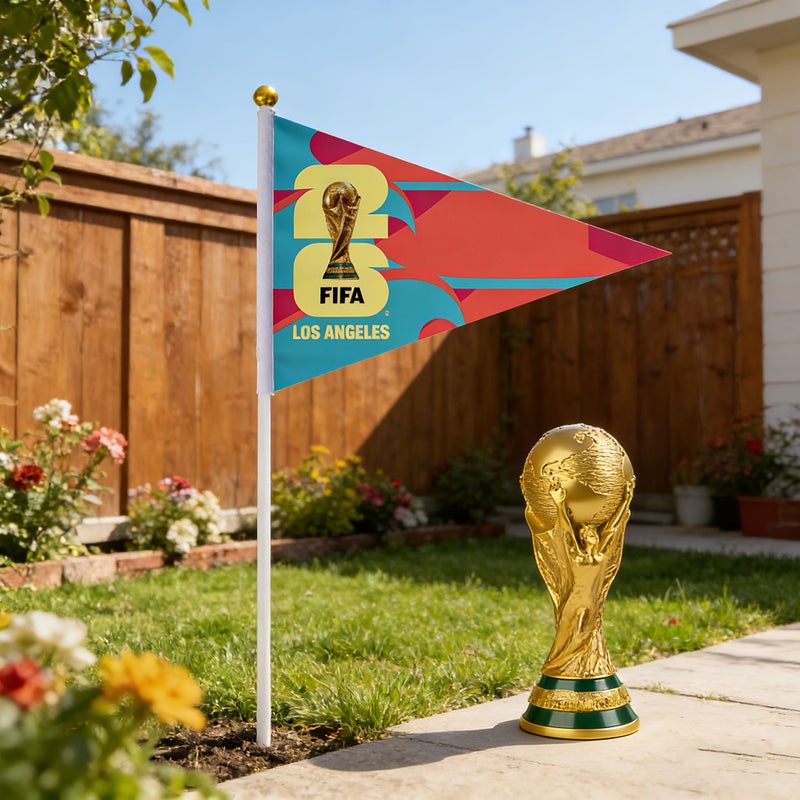 Authorized World Cup Figurines With USA Canada Mexico Flags - Image 2