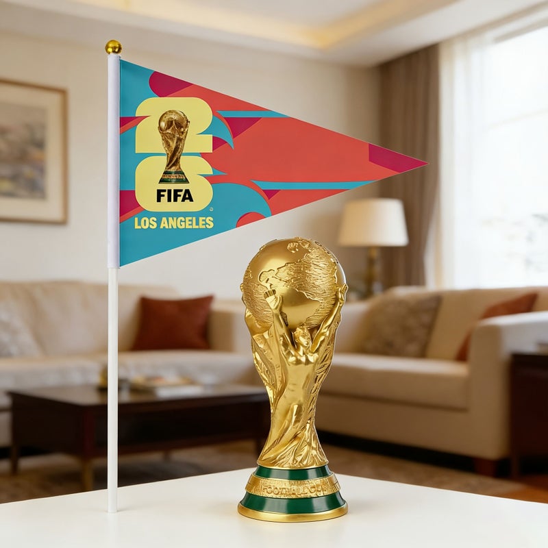 Authorized World Cup Figurines With USA Canada Mexico Flags - Image 4