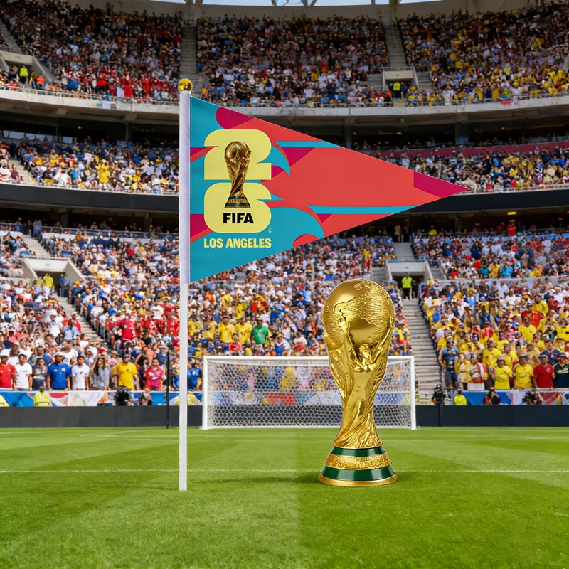 Authorized World Cup Figurines With USA Canada Mexico Flags - Image 3