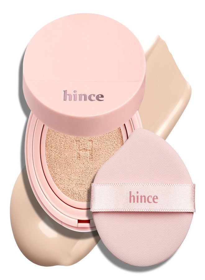 HINCE Cover Master Pink Cushion - Lightweight, High Coverage, 72H Long Lasting Cushion Foundation, Glow&Matte Hybrid, 0.38 fl.oz. (FAIR, 15) - Image 1