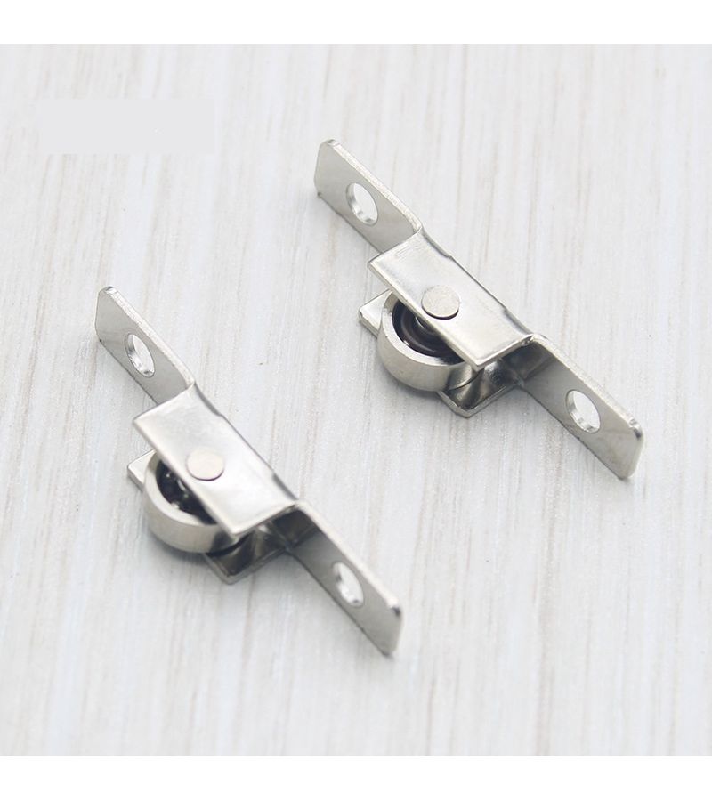 Silvery Heavy Duty Sliding Door Rollers 5pcs H Roller System Replacement for Commercial Residential Use - Image 5