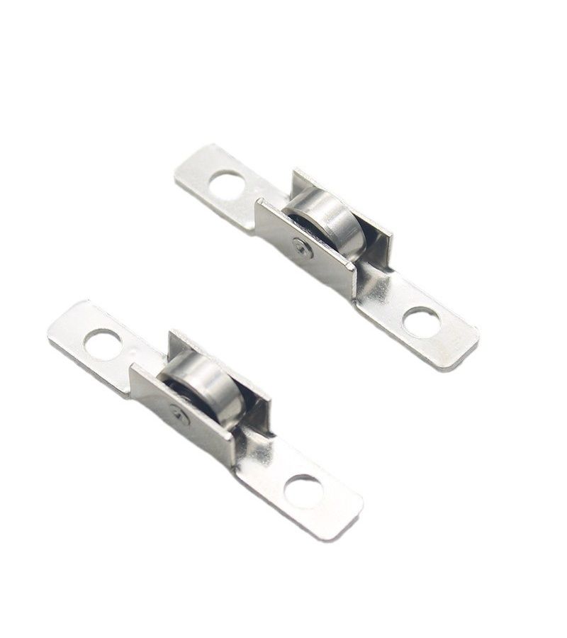 Silvery Heavy Duty Sliding Door Rollers 5pcs H Roller System Replacement for Commercial Residential Use - Image 3