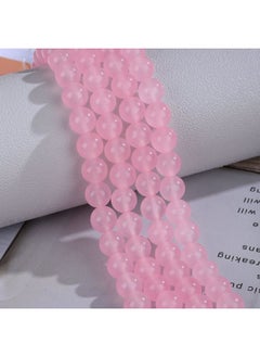 Generic 100pcs Natural Rose Quartz Crystal Beads Gemstone 6mm Round Loose Energy Healing Beads with Free Crystal Stretch Cord for Jewelry Making, DIY Bracelet Necklace (Rose Quartz, 6MM)  - Image 4