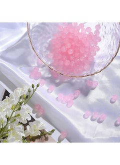 Generic 100pcs Natural Rose Quartz Crystal Beads Gemstone 6mm Round Loose Energy Healing Beads with Free Crystal Stretch Cord for Jewelry Making, DIY Bracelet Necklace (Rose Quartz, 6MM)  - Image 3