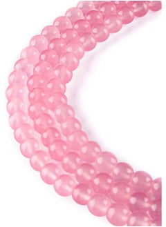 Generic 100pcs Natural Rose Quartz Crystal Beads Gemstone 6mm Round Loose Energy Healing Beads with Free Crystal Stretch Cord for Jewelry Making, DIY Bracelet Necklace (Rose Quartz, 6MM)  - Image 5