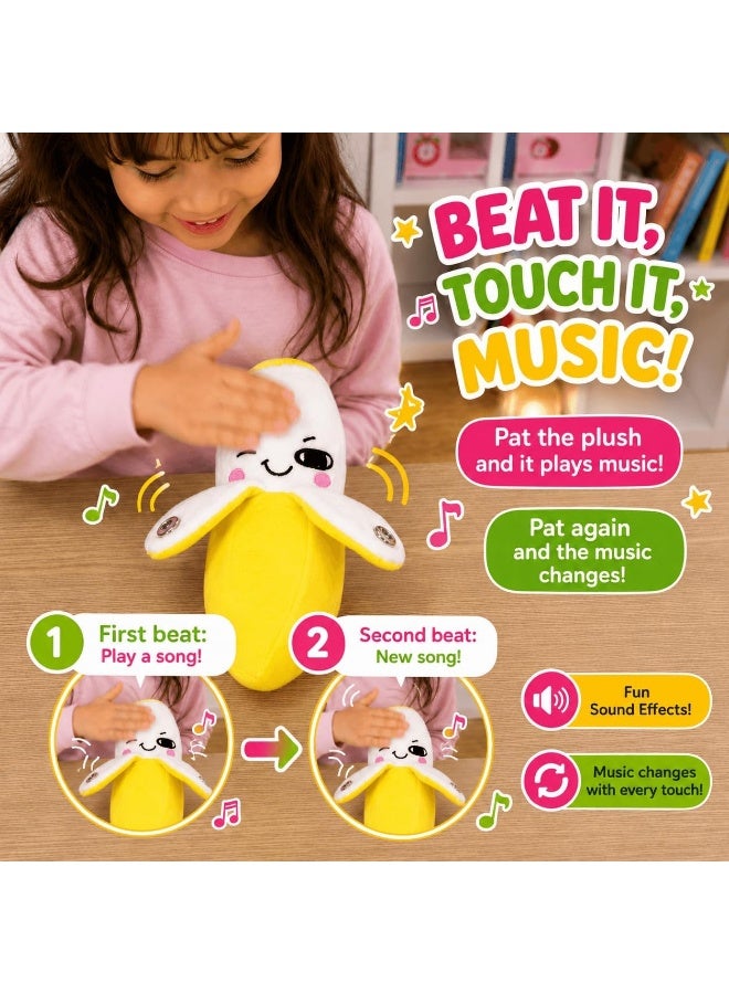 Interactive Musical Banana Toy for Kids - Touch Screen Plush Toy with Sound Effects and Music for Sensory Development - Image 4