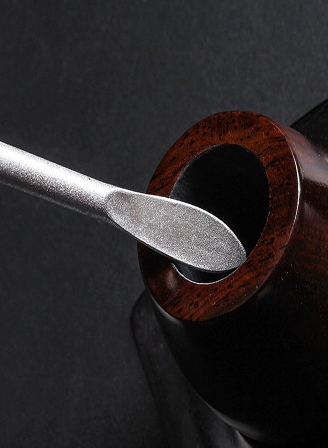 Luzen 3Pcs Aluminum Tobacco Pipe Nails Tamper Tool 2 in 1 Tobacco Pipe Press Bar and Scraper Smoking Pipe Tobacco Filling and Cleaning Tools Tamper Tool Accessories, Silver - Image 3