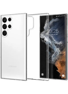 Spigen Air Skin Case Cover for Samsung Galaxy S22 ULTRA (2022) - Crystal Clear  - Image 1