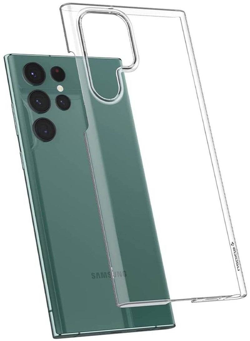 Spigen Air Skin Case Cover for Samsung Galaxy S22 ULTRA (2022) - Crystal Clear - Image 5