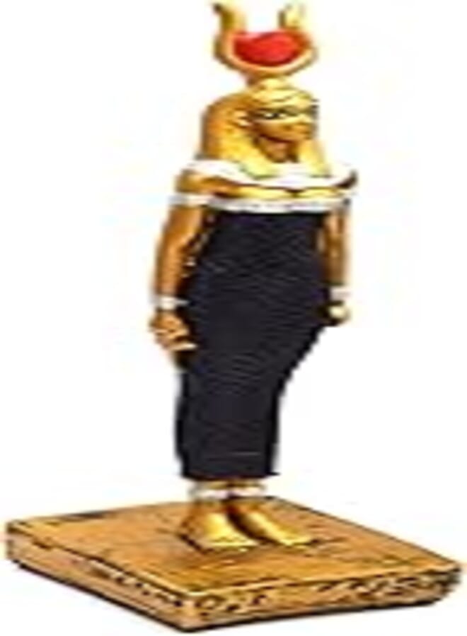 immatgar pharaonic Egyptian Statue Egyptian souvenirs gifts Inspired Gift from Egypt (Drack Blue - 22 CM Tall)