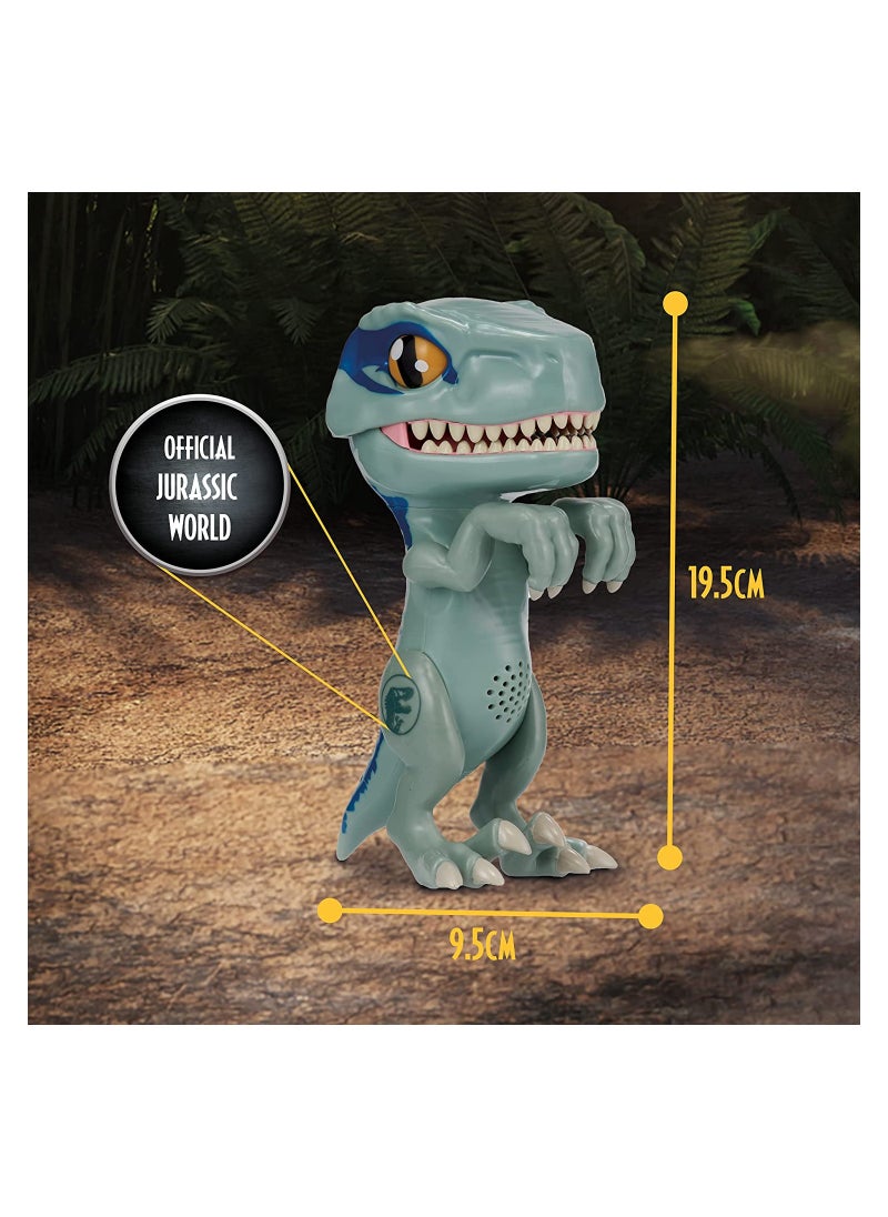 JURASSIC WORLD Trigger Chomper - Velociraptor Blue  - Image 5