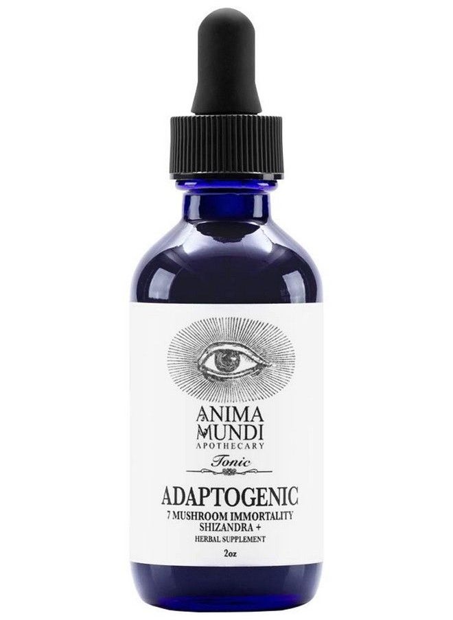 Anima Mundi Apothecary - Anima Mundi Adaptogenic 7 Mushroom Drops Adaptogenic Blend With Organic Mushroom Extracts Liquid Immune Support Tincture With Reishi Lion Mane Cordyceps & Chaga Mushroom Liquid Extract (2Oz) - Image 1
