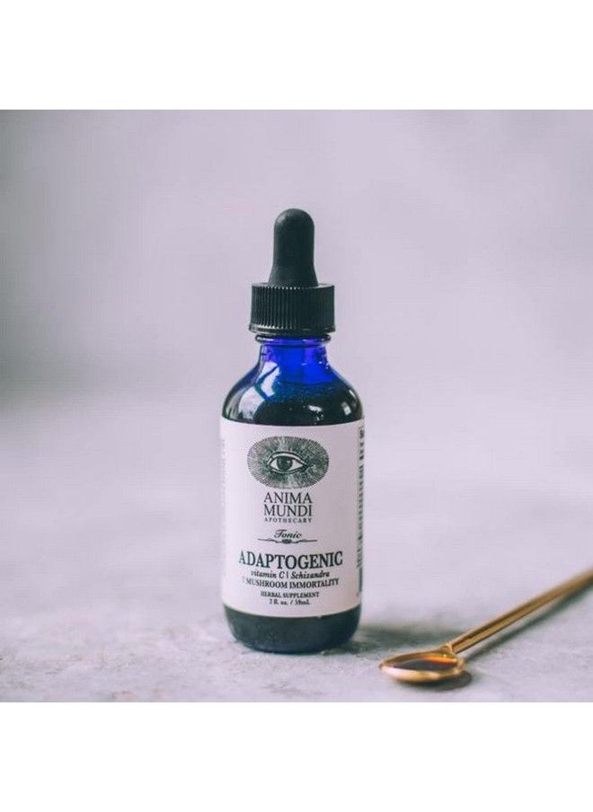 Anima Mundi Apothecary - Anima Mundi Adaptogenic 7 Mushroom Drops Adaptogenic Blend With Organic Mushroom Extracts Liquid Immune Support Tincture With Reishi Lion Mane Cordyceps & Chaga Mushroom Liquid Extract (2Oz) - Image 1