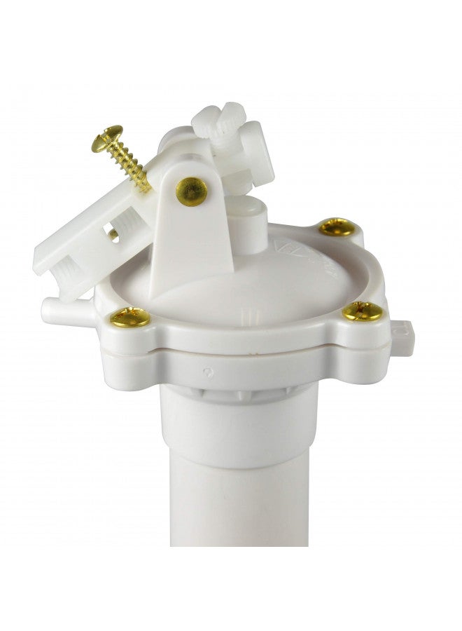 Danco 80816 Complete Toilet Repair Kit Fill Valve, Flapper, Rod, Float Replacement, White - Image 3