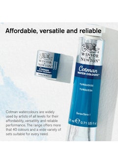 WINSOR & NEWTON Winsor & Newton Cotman Water Colour - Tube of 21 ML - Iridescent Black (473) - Highly Pigmented, Vibrant, Vivid & Intermixable Artists' Water Colour Paints - More Colours Available  - Image 5