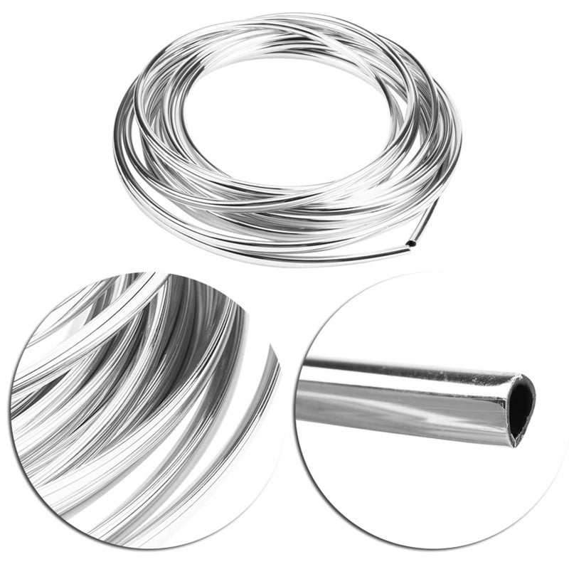 6 Meter Silver Car Door Edge Guard U Channel Trim Strip Scratch Protection - Image 5